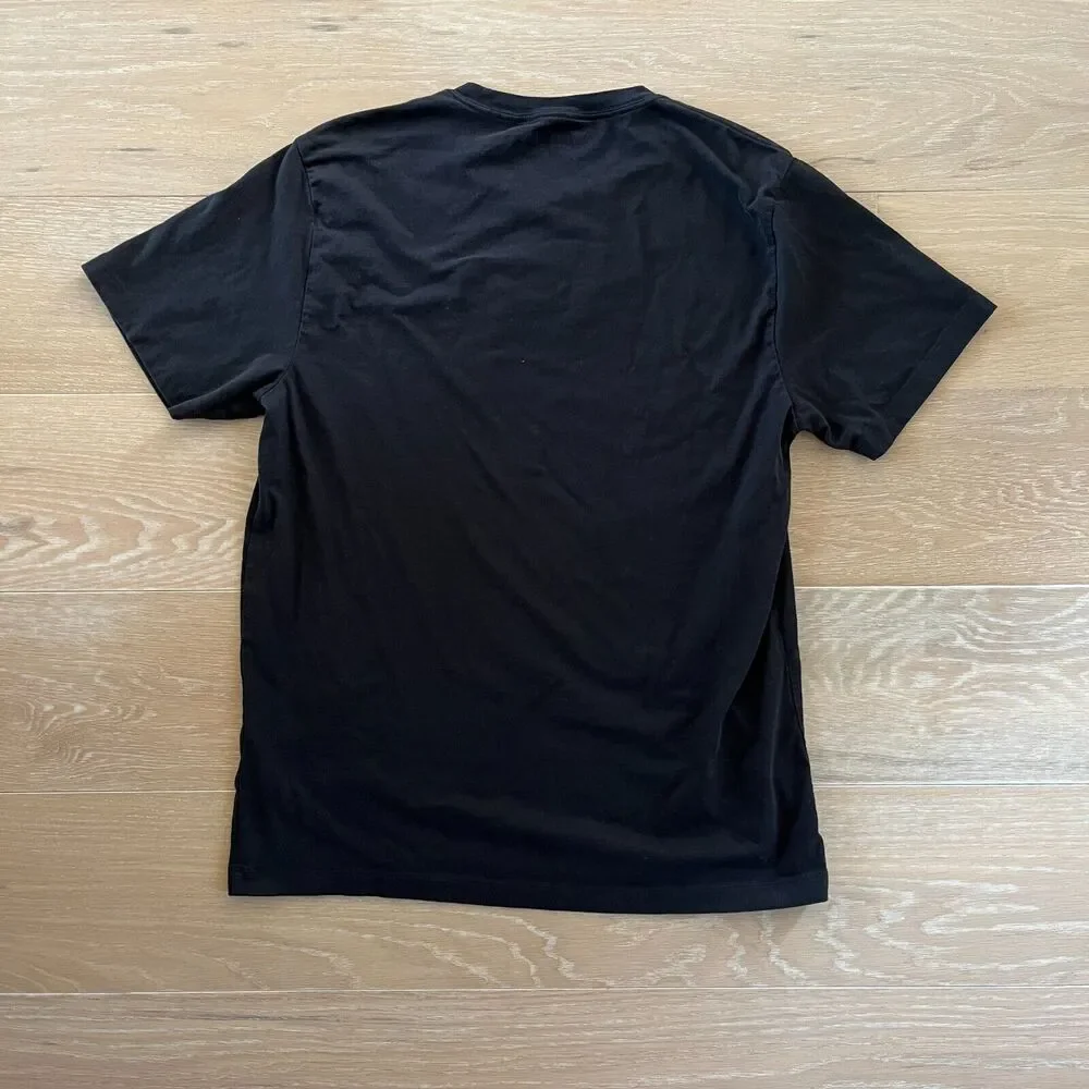 True Religion Box Logo Short Sleeve Crewneck Men's Black T-Shirt Tee XL